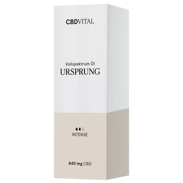 CBD Vollspektrum Öl URSPRUNG Intense -zehn-