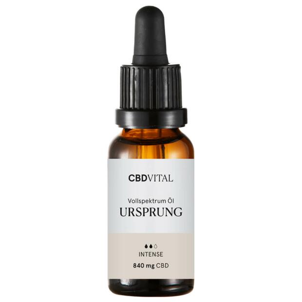 CBD Vollspektrum Öl URSPRUNG Intense -zehn-