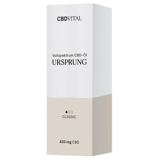 CBD Vollspektrum Öl URSPRUNG Classic -fünf-
